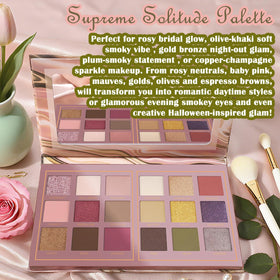 UCANBE Matte Eyeshadow Palette in use on model