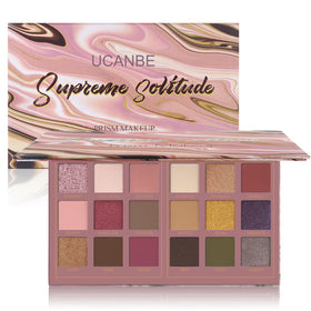 UCANBE Matte Eyeshadow Palette Pro 18 Colors front view