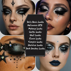UCANBE Smokey Black Eyeshadow Palette acrylic packaging