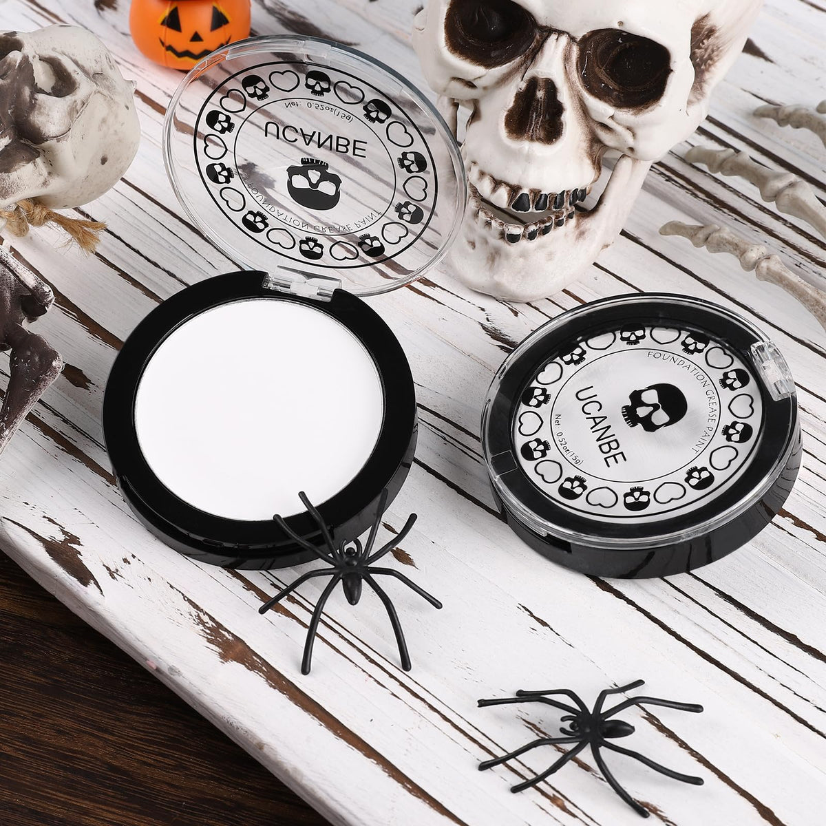 UCANBE White Cream to Powder Foundation 60g for ghost makeup