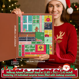 UCANBEMAKEUP Advent Calendar 2025 with Christmas theme