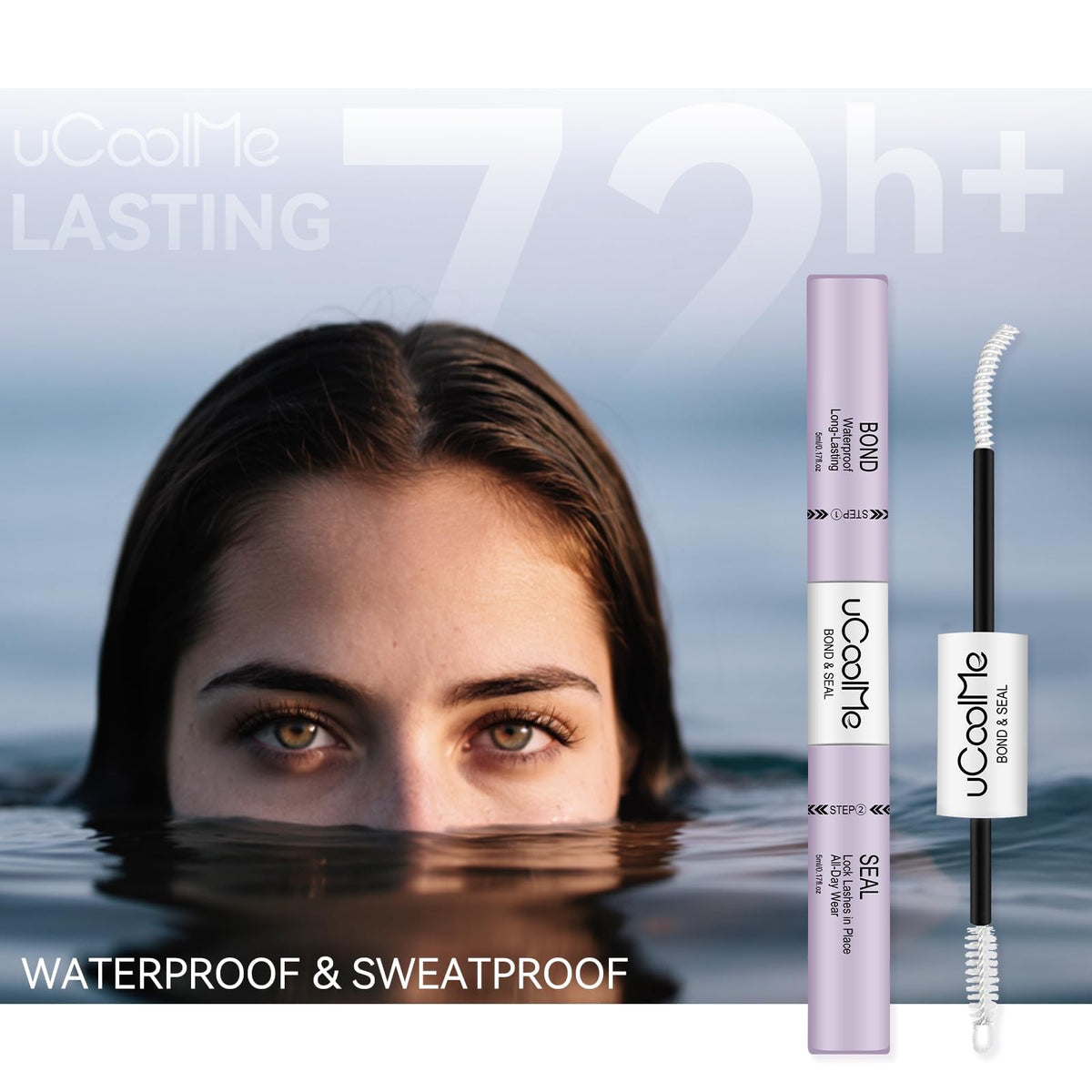 UCOOLME Lash Bond and Seal 10ML on a beauty table