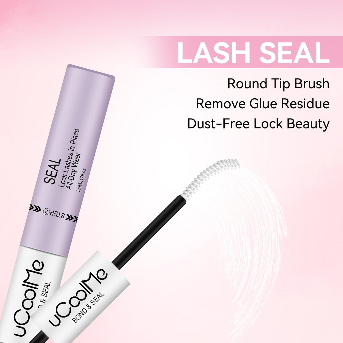 UCOOLME Lash Bond and Seal 10ML on a makeup table