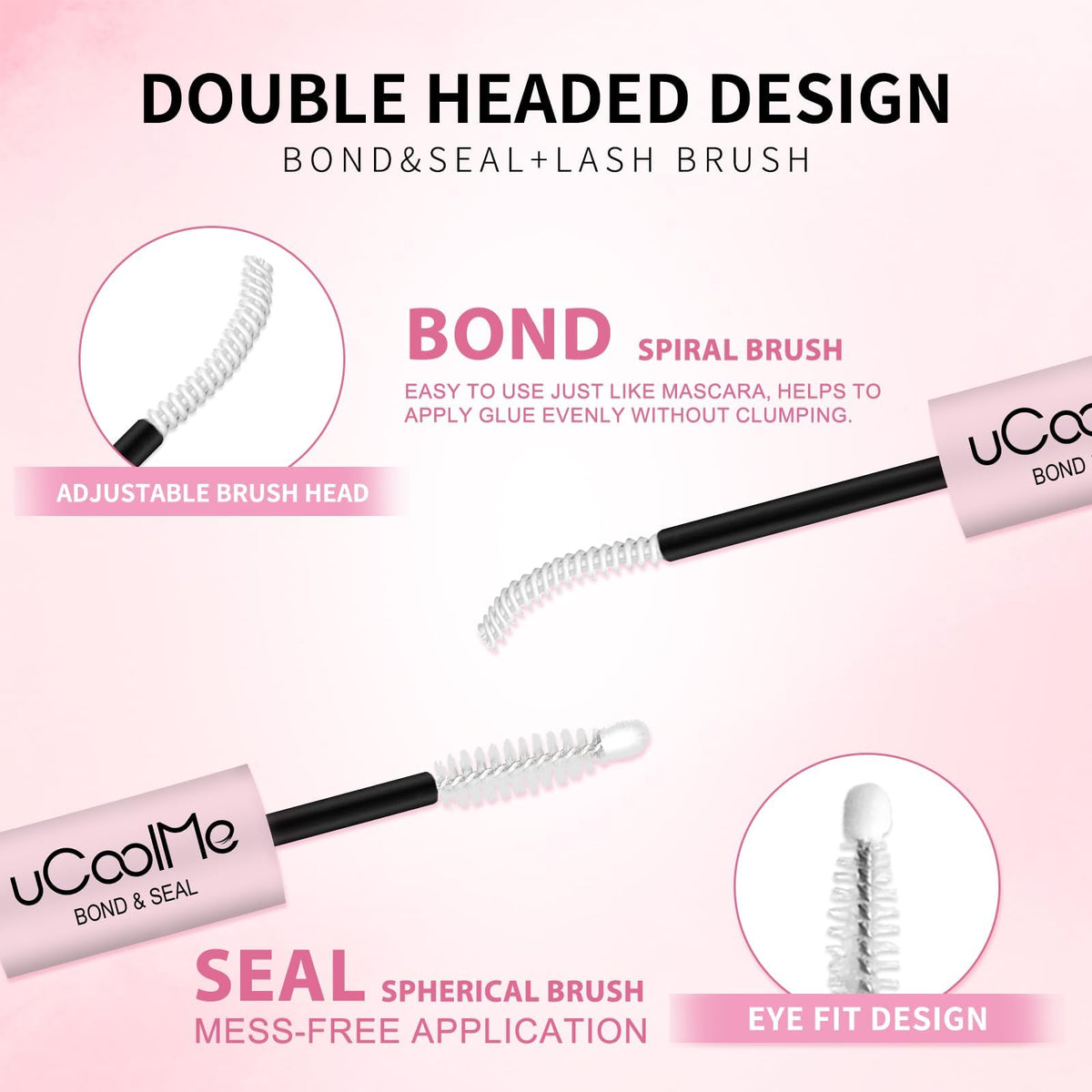 UCOOLME Lash Bond and Seal 10ML packaging side view