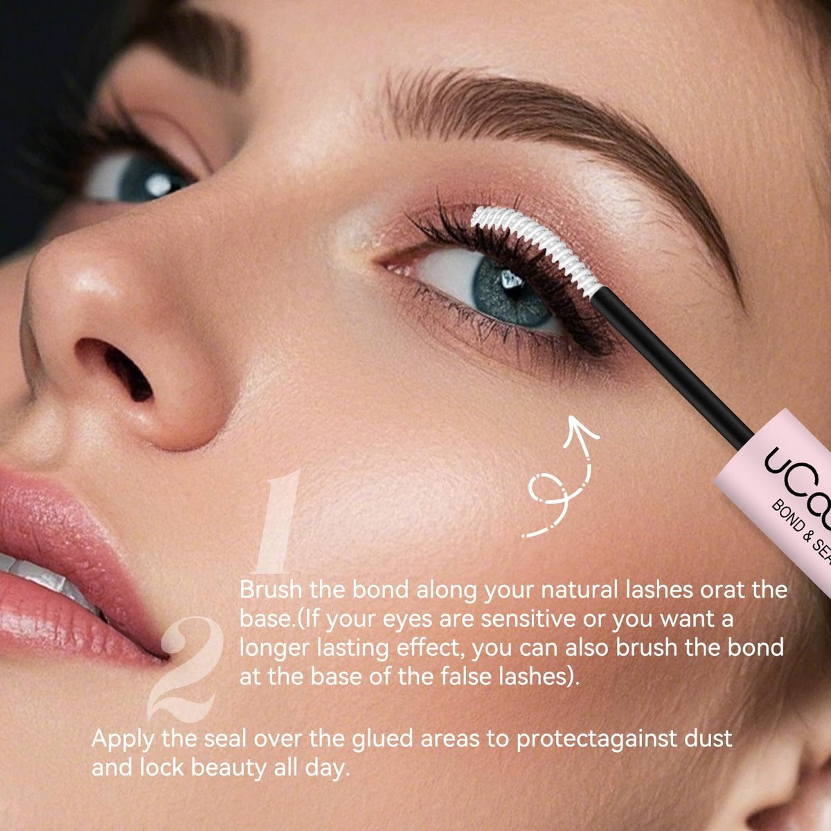 UCOOLME Lash Bond and Seal 10ML product details on back