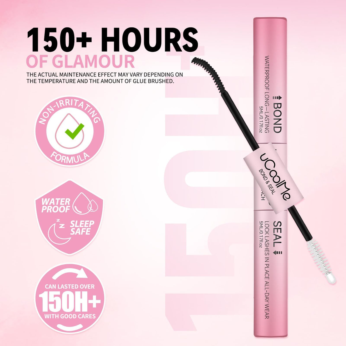 UCOOLME Lash Bond and Seal 10ML with applicator tip