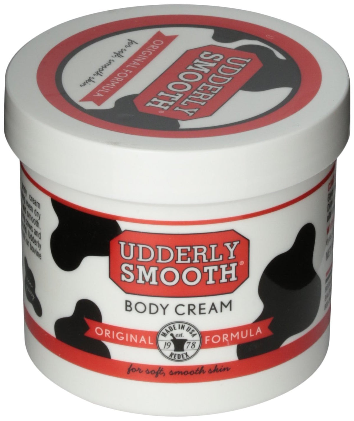 UDDERLY SMOOTH Body Cream 10 Oz front view with packaging