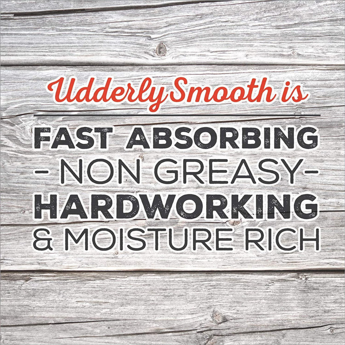 UDDERLY SMOOTH Daily Moisturizing Body Cream side view with packaging