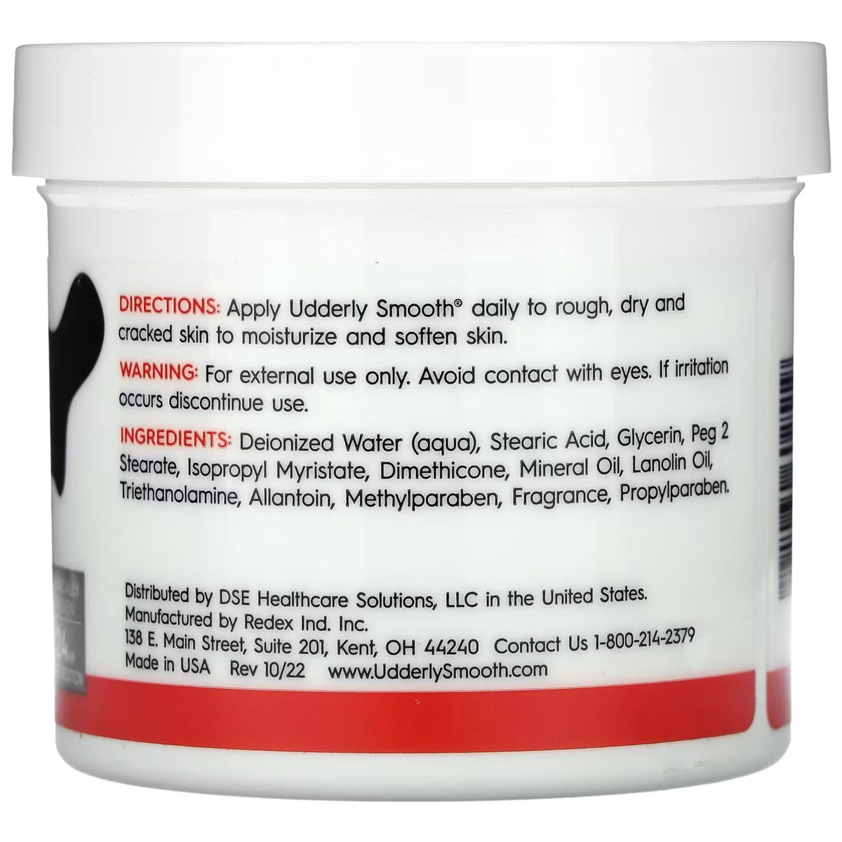 UDDERLY SMOOTH Daily Moisturizing Body Cream with hands applying