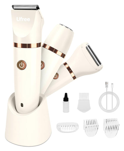 Ufree 3-in-1 Bikini Trimmer complete set with accessories
