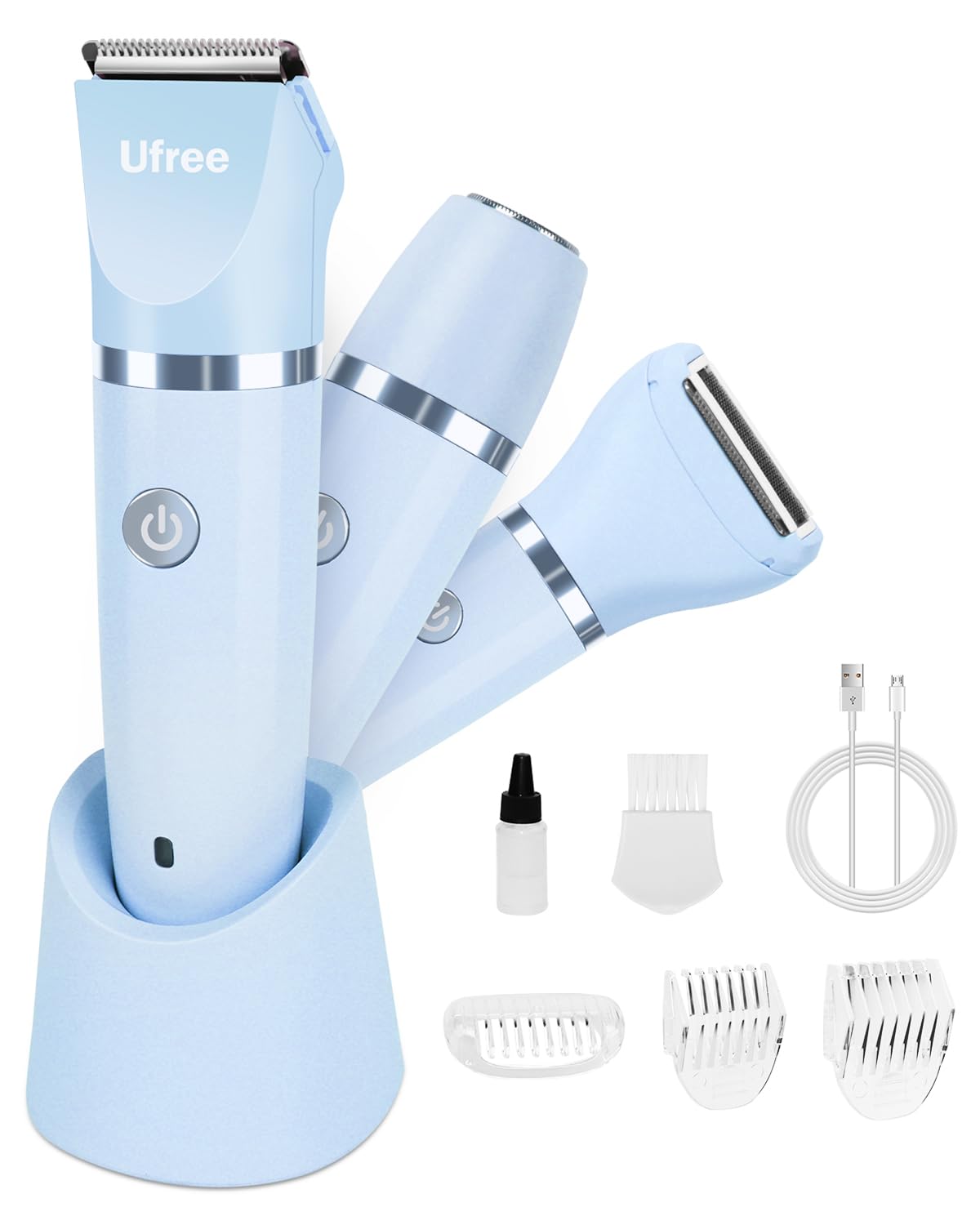 Ufree 3-in-1 Bikini Trimmer with all accessories included