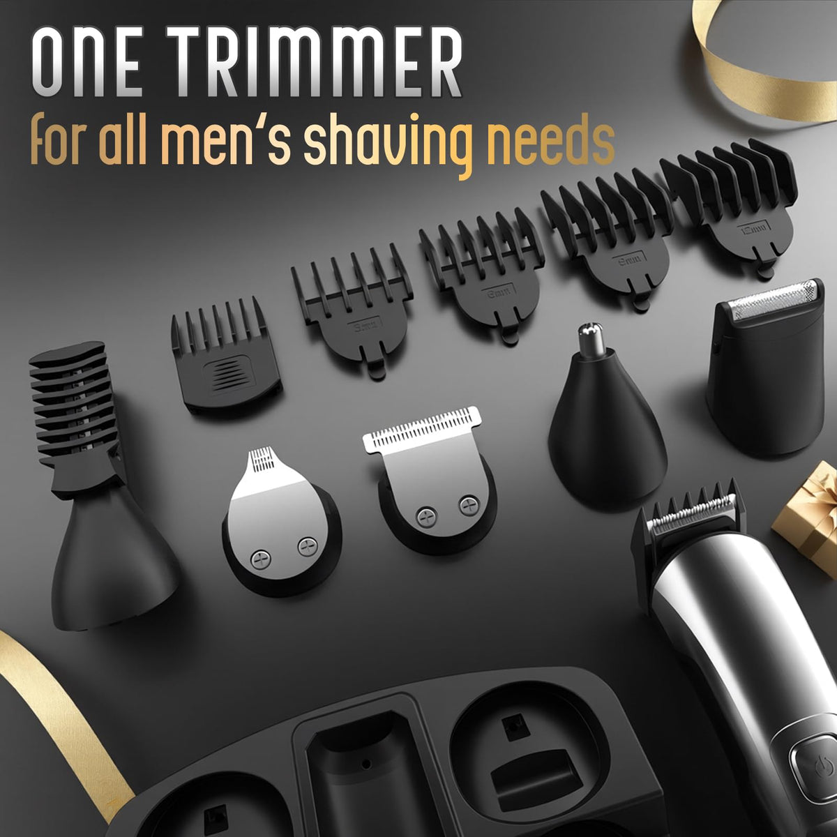 Ufree Beard Trimmer adjustable combs for different lengths