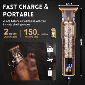 Ufree Beard Trimmer cleaning brush and lubricant oil