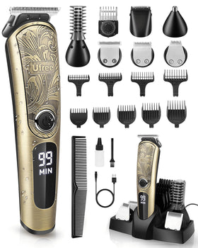Ufree Beard Trimmer Grooming Kit with charging stand