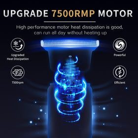 Ufree Beard Trimmer side view showing LCD display