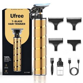 Ufree Beard Trimmer with titanium T-blade front view