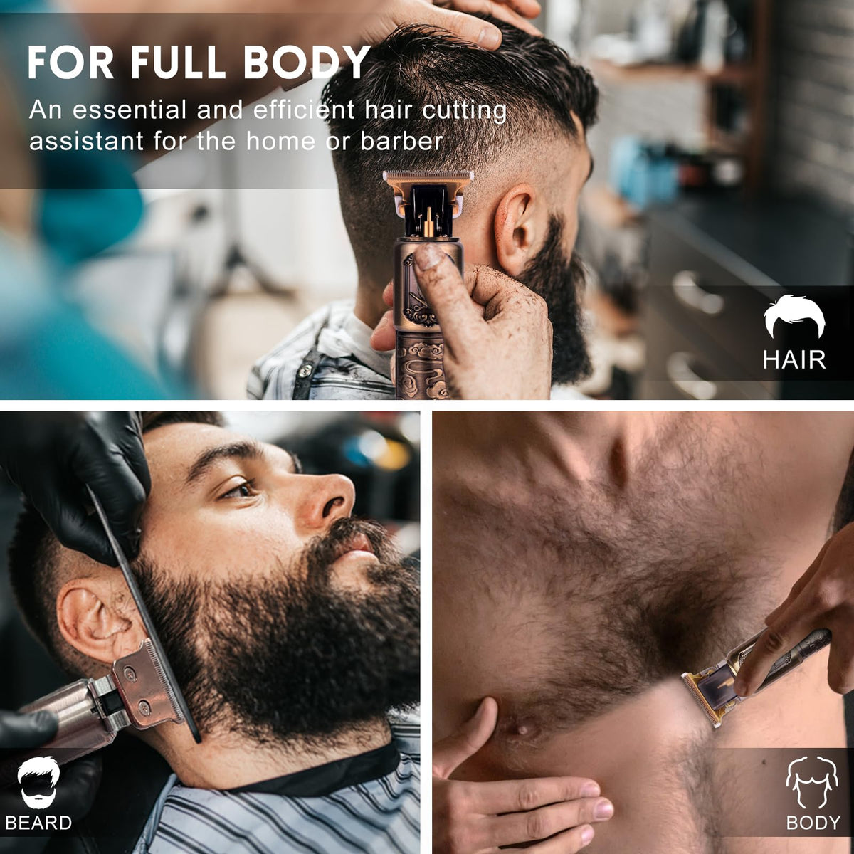 Ufree Beard Trimmer with USB charging cable