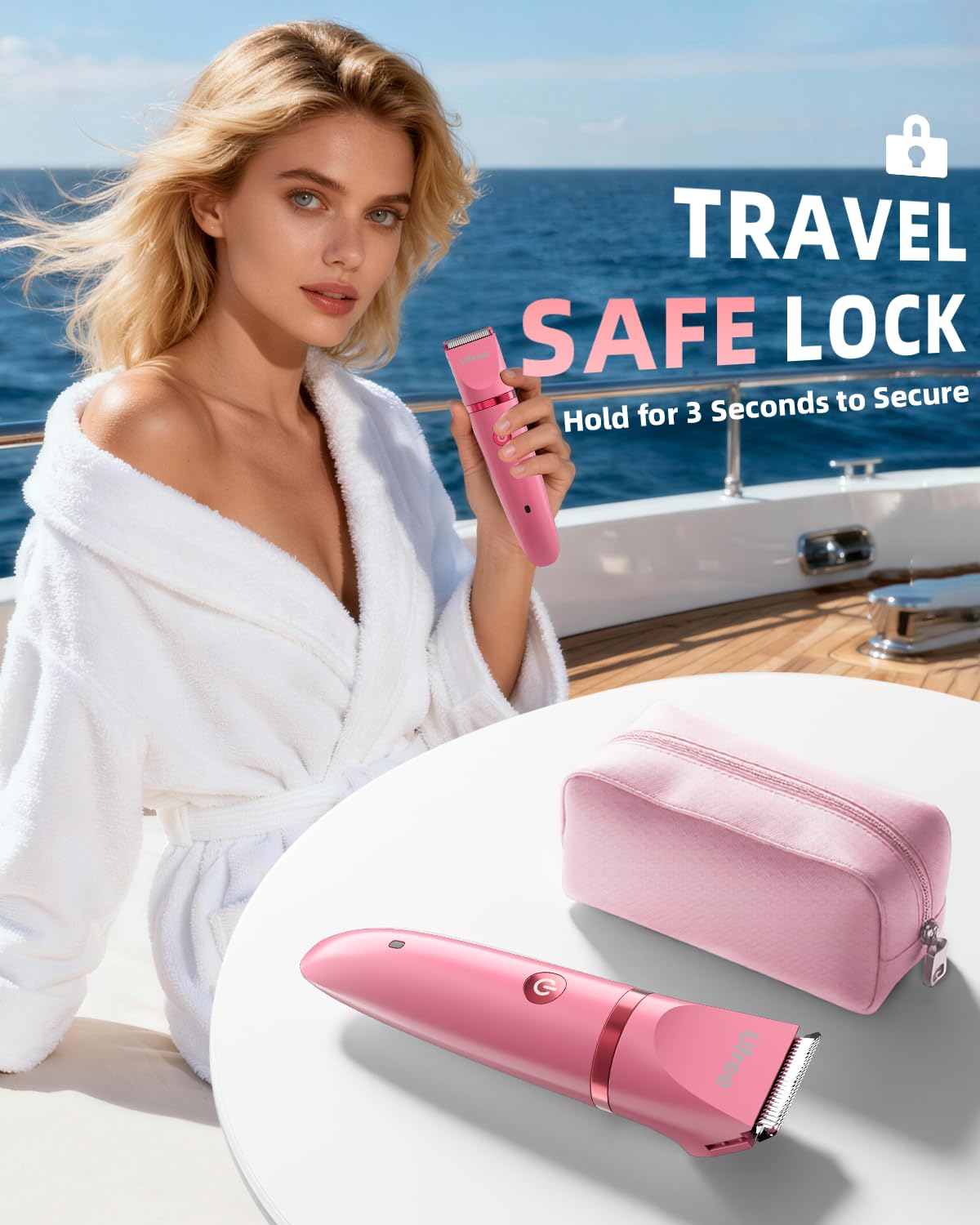Ufree Bikini Trimmer adjustable hair guards