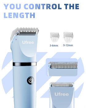 Ufree Bikini Trimmer cleaning brush included