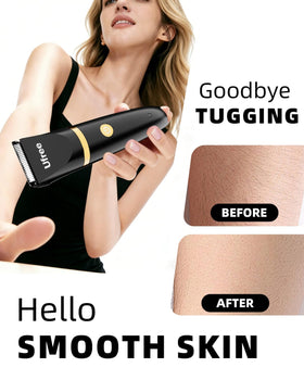 Ufree Bikini Trimmer displayed with adjustable hair guards