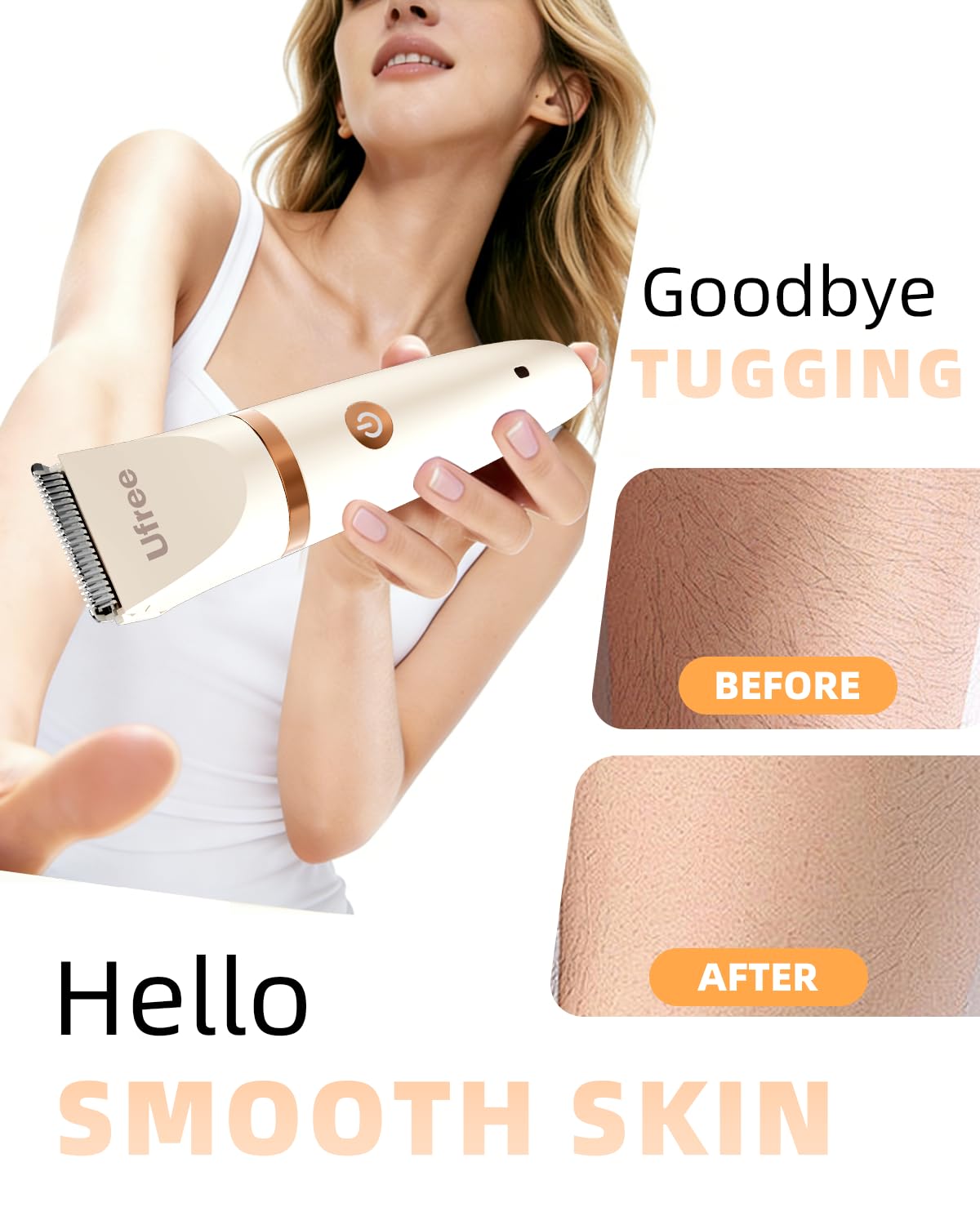 Ufree Bikini Trimmer lightweight ABS material