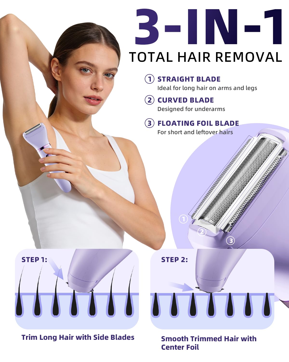 Ufree bikini trimmer lightweight and portable