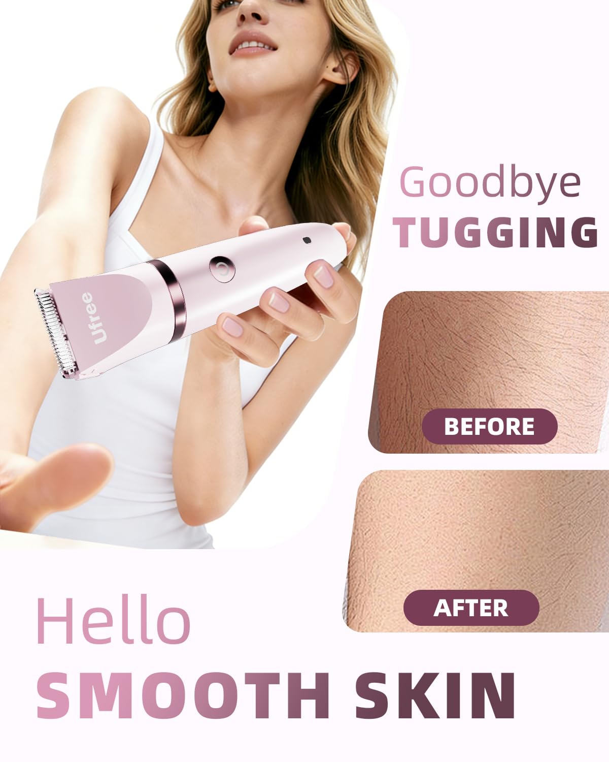 Ufree Bikini Trimmer lightweight and portable design