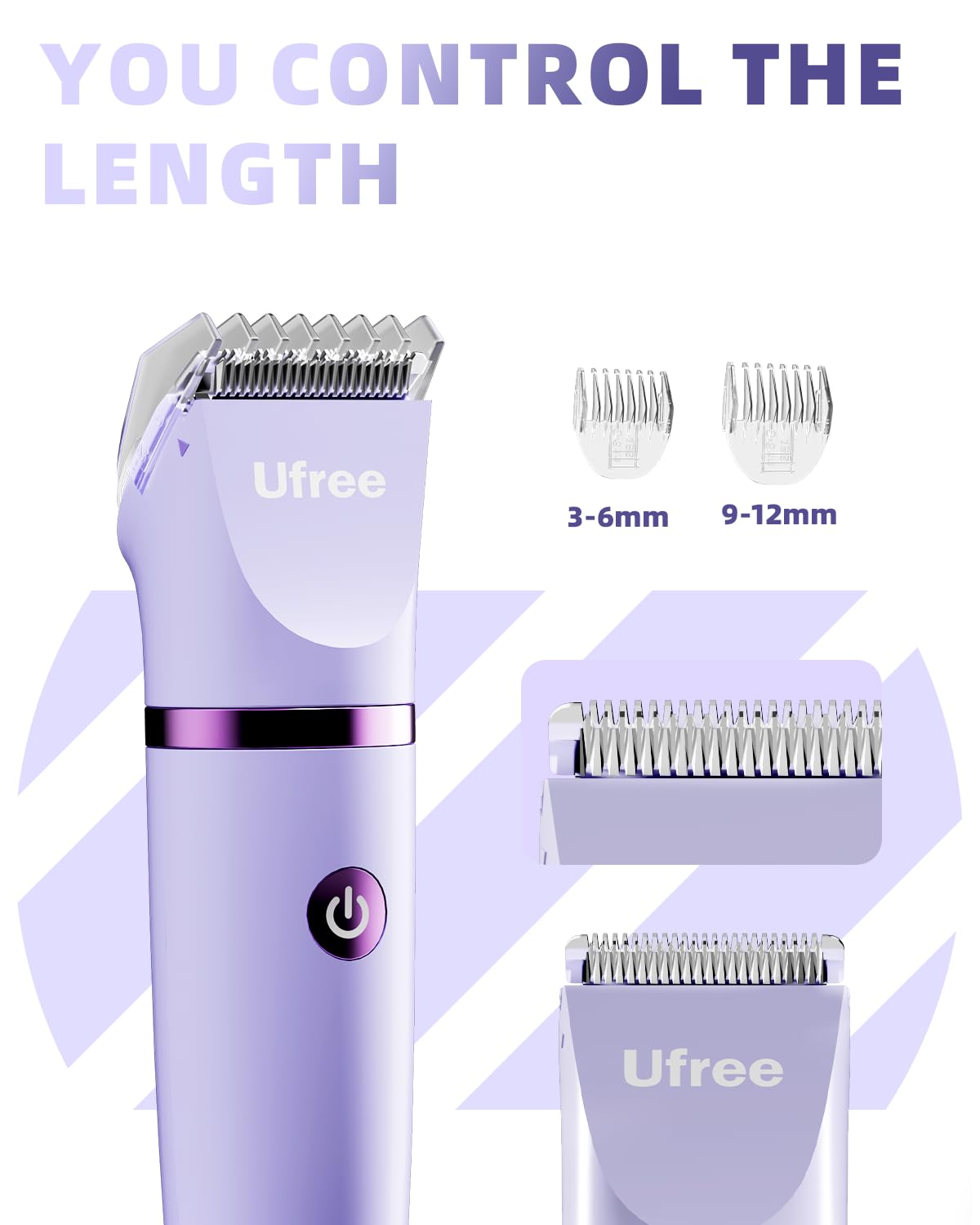 Ufree bikini trimmer waterproof design in shower