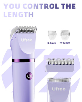 Ufree bikini trimmer waterproof design in shower