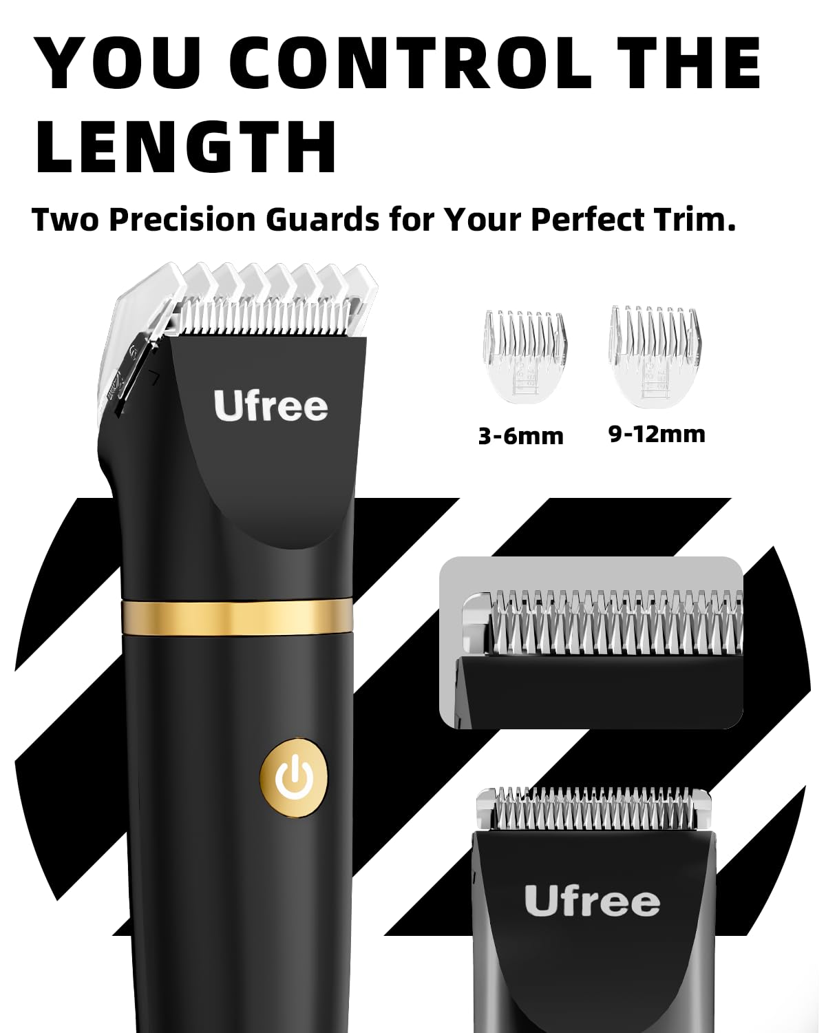 Ufree Bikini Trimmer with accessories in stylish packaging