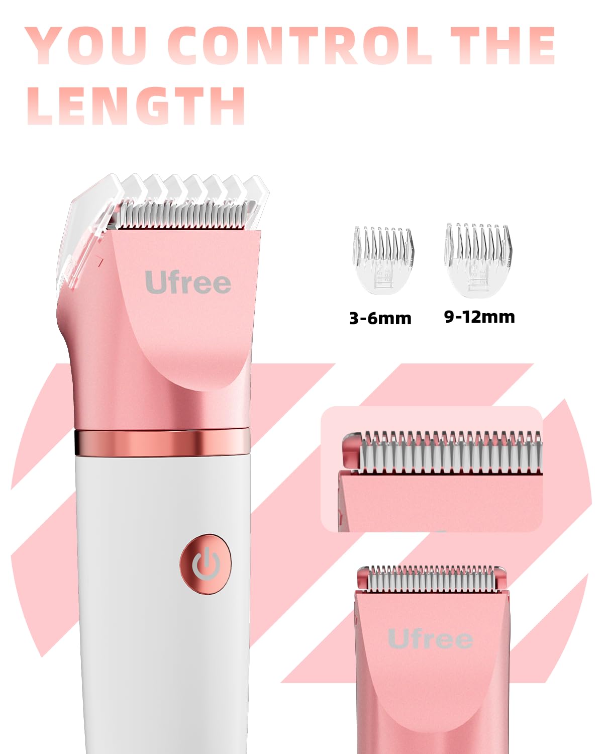 Ufree bikini trimmer with cleaning brush