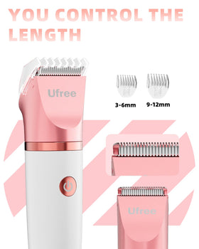 Ufree bikini trimmer with cleaning brush