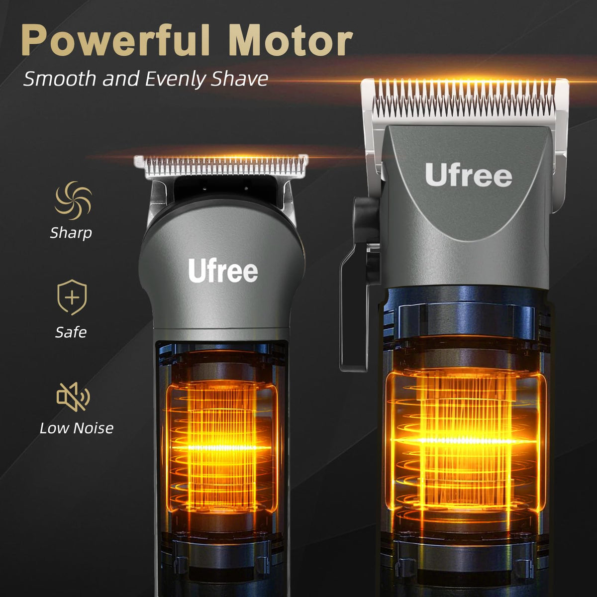 Ufree clipper in hand demonstrating ergonomic design
