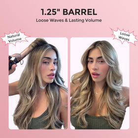Ufree curling wand with tapered barrel