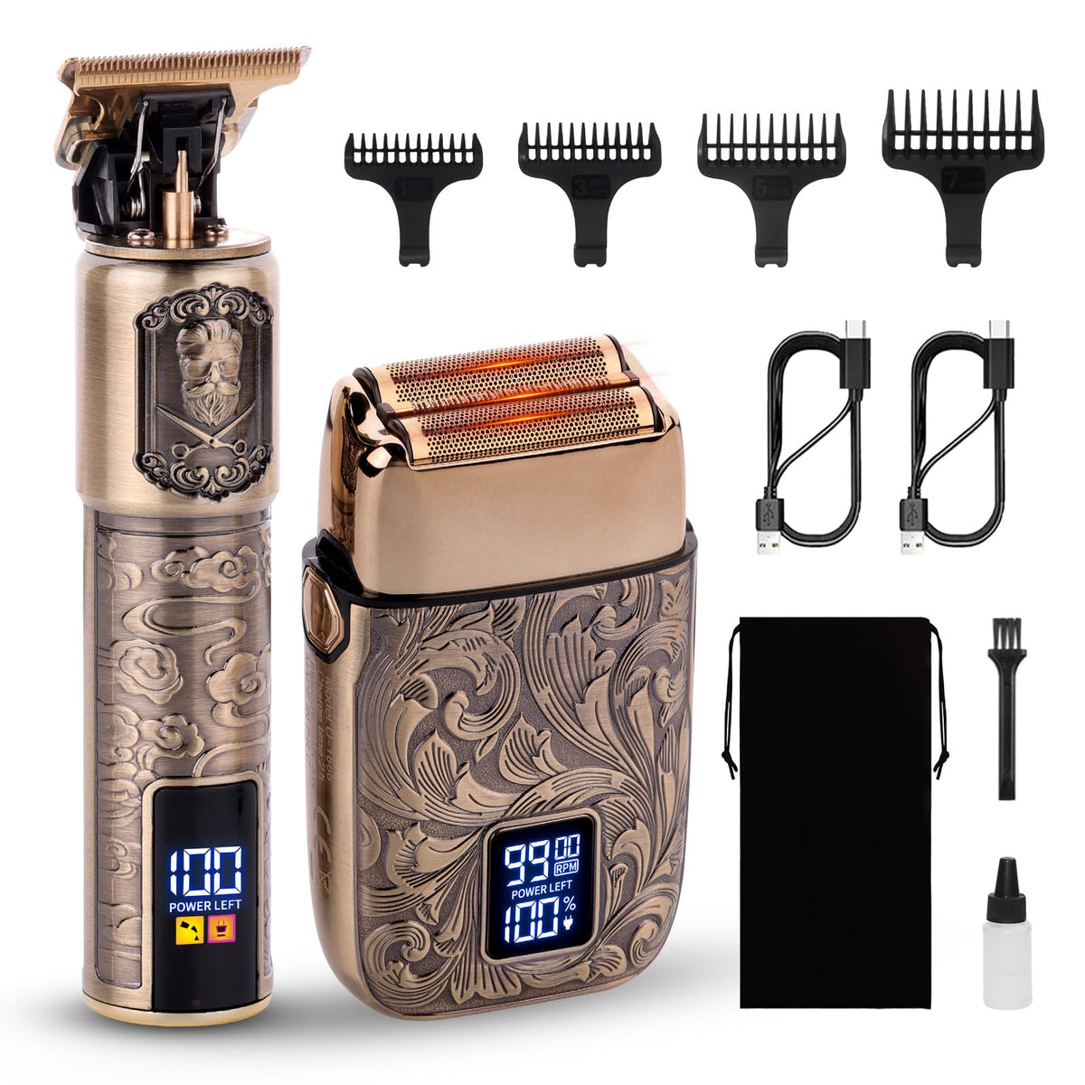 Ufree Foil Shaver and Beard Trimmer Set front view