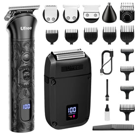 Ufree Foil Shaver and Beard Trimmer Set with accessories