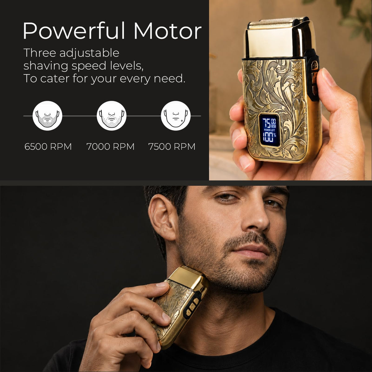 Ufree Foil Shaver with charging cord