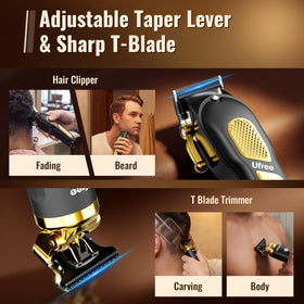 Ufree hair clippers in use during a haircut