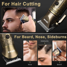 Ufree Hair Clippers showing detachable heads for customization