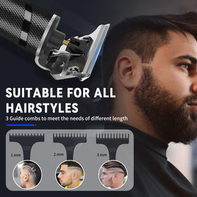 Ufree Mens Beard Trimmer close-up of the ceramic blade