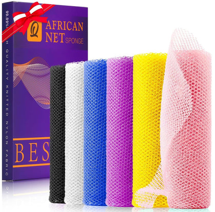 UJFQBH African Bath Sponge Set in multiple colours