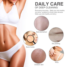UJFQBH African Bath Sponge Set packaging
