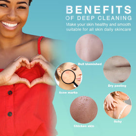 UJFQBH African Bath Sponge showing size and dimensions