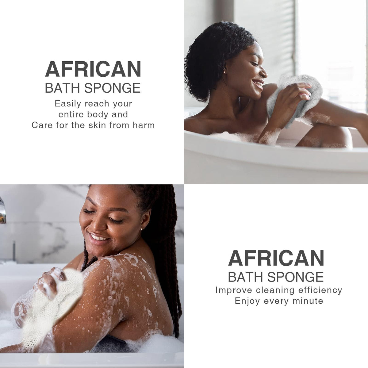 UJFQBH African exfoliating sponge drying after use