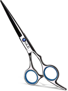 ULG Hair Cutting Scissors 6.5 inch front view with blue sapphire