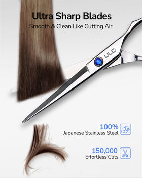 ULG Hair Cutting Scissors and Thinning Shears kit packaging