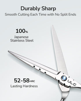 ULG Hair Cutting Scissors ergonomic offset grip