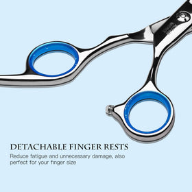 ULG Hair Cutting Scissors in use on hair