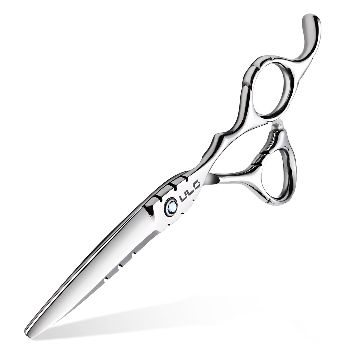ULG Hair Cutting Scissors on a hair cutting station