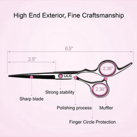 ULG hair scissors and thinning shears kit packaging